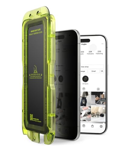 Ringke for iPhone Air Screen Protector [Easy Slide Privacy, 2 Pack] - size: iPhone Air
