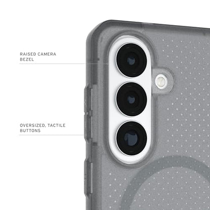 URBAN ARMOR GEAR UAG for Samsung Galaxy S26 Case 6.3" Dot - Magnetic Charging Compatible Transparent Transparent Rugged Military Drop Tested Protective Cover, Ash - color: Dot - Ash