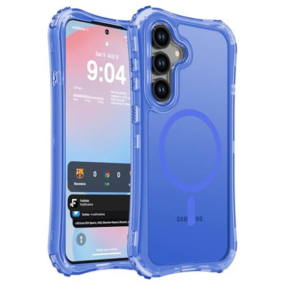 WRJ Magnetic Matte for Samsung Galaxy S26 FE Case,Samsung S25 FE Case [Fit for MagSafe][Military Grade Drop Protection] Translucent Shockproof Protective Phone Case-Ultramarine - color: Ultramarine, style: Matte