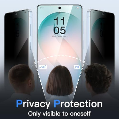JETech Privacy Screen Protector for Samsung Galaxy S26 Plus, 2+2 Pack - size: Galaxy S26 Plus