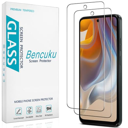 2 Pack Screen Protector for Motorola Moto G 5G 2025 Tempered Glass - color: Clear-Moto G 5G 2025