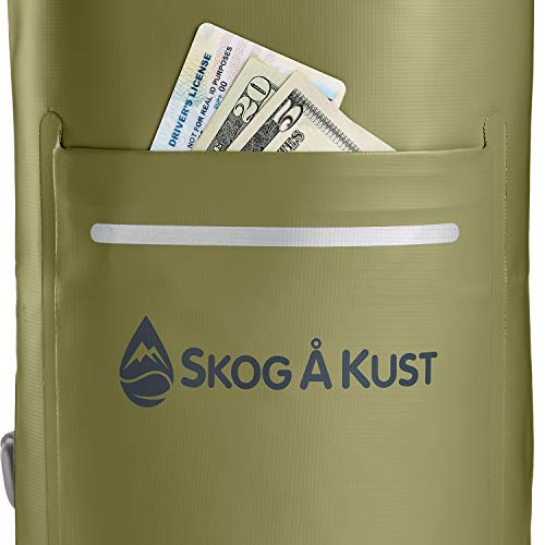 Skog Å Kust DrySak Roll Top Waterproof Bag, 5, 10 & 20 Liter - color: Army Green, size: 5 Liter