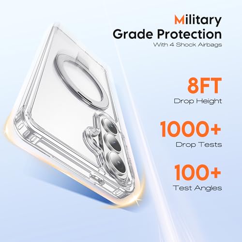 Clear Case for Samsung Galaxy S26 Plus with Stand 6.7",Clear - color: Clear, size: Samsung Galaxy S26 Plus
