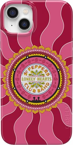 Casely iPhone 14 Plus Case | Lonely Hearts Club | The Beatles SGT. Pepper's | Compatible with MagSafe | Classic Ultra Slim Design - color: Lonely Hearts Club | The Beatles Sgt. Pepper's