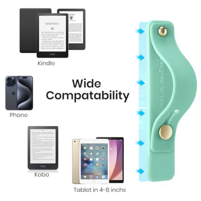 CoBak Hand Strap Holder for Kindle/Tablet - Lightweight TPU - color: Light Teal