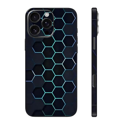 Skin Wrap Compatible with 13/14/15/16/17 Pro Max (Dark Blue, 16 Pro Max) - color: Dark Blue, size: 16 Pro Max