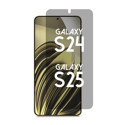 Privacy Screen Protector for Galaxy S25/S24 - Blue Light Blocking Film 6.2" with Alignment Tool Kit [1 Pack] - Support Fingerprint Unlock/Cell Phone Private, Scratch Resistant Film - size: Galaxy S25 / S24