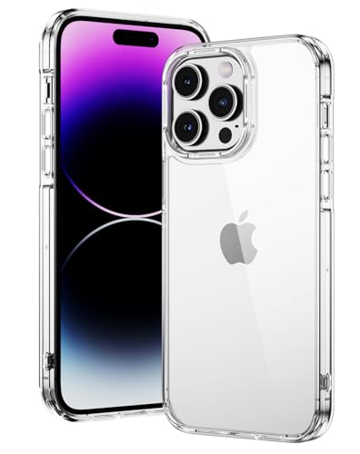 Crystal Clear Phone Case for iPhone 16 Pro Max, Non-Yellowing Protective Cover, Slim Clear Bumper for Men and Women Clear - color: Clear Black, size: iphone 16 Pro Max
