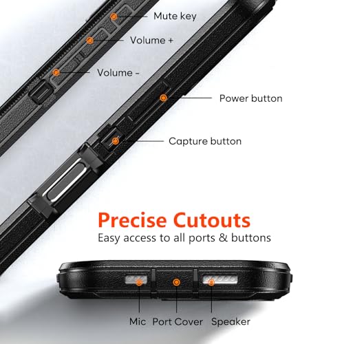TUTUKII Magnetic for iPhone 17 Case with Belt Clip Holster (Black) | MagSafe Compatible, Heavy-Duty Military-Grade Drop Protection, 3-Layer Rugged Shockproof Protective Cover 6.3-Inch - size: iPhone 17 6.3“