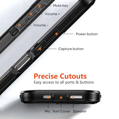 TUTUKII Magnetic for iPhone 17 Case with Belt Clip Holster (Black) | MagSafe Compatible, Heavy-Duty Military-Grade Drop Protection, 3-Layer Rugged Shockproof Protective Cover 6.3-Inch - size: iPhone 17 6.3“