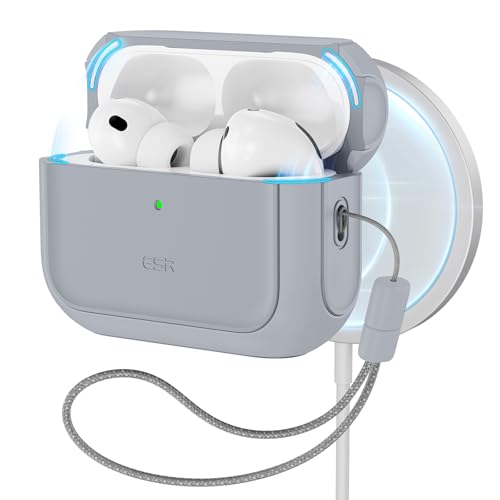 ESR for AirPods Pro 3 Case, Compatible with MagSafe, Gray - color: Gray, size: AirPods Pro 3 Case