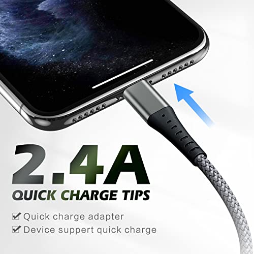 [Apple MFi Certified] iPhone Charger Cable,3Pack 3FT Lightning Cable - size: 3FT