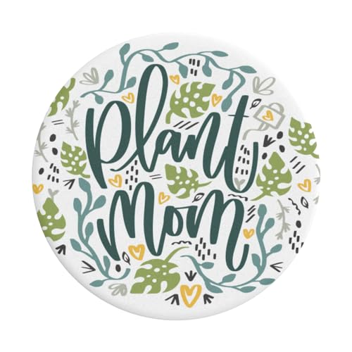 PopSockets Adhesive Phone Grip, Holder, Phone Stand, Cute - Plant Mom - color: Plant Mom, style: Adhesive