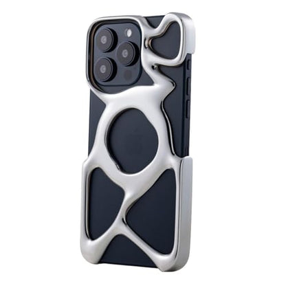 Angry miao Emptiness Phone Case for iPhone 15 Pro Max, MagSafe Compatible 22g Lightweight,Matte Silver,Heat Dissipating Ample Protection, Matte Sliver - color: Matte Silver, size: iPhone 15 Pro Max Case, 6.7″