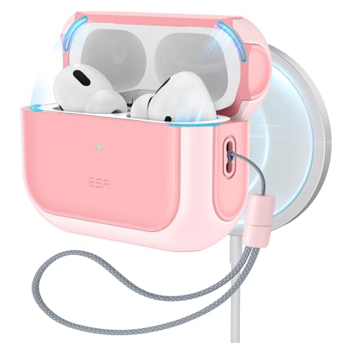 ESR for AirPods Pro 2 Case, Compatible with MagSafe, Pink - color: Pink, size: AirPods Pro 2&1 Case