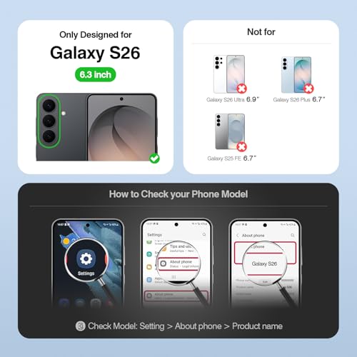Compatible with Samsung Galaxy S26 Case Wallet with Card Holder [4 Card Slot] Women Men,RFID Blocking PU Leather Phone Case Flip Protector Cover Credit Card Slot Kickstand,Dark Purple - color: Dark Purple, size: Samsung Galaxy S26 - 6.3"