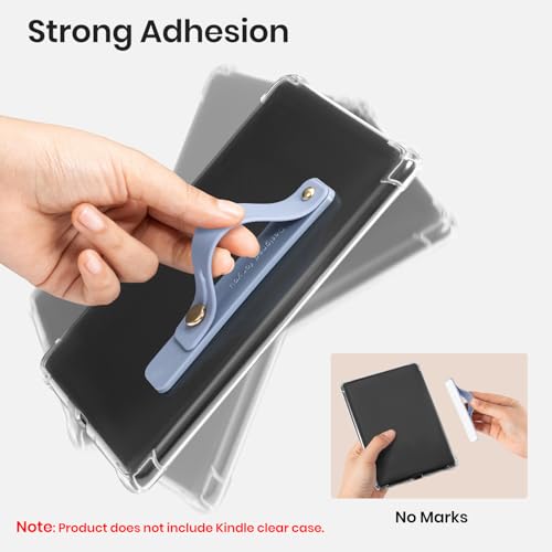 CoBak Hand Strap Holder for Kindle/Tablet - Lightweight TPU - color: Gray
