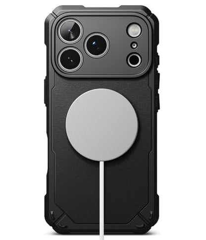Ringke for iPhone 17 Pro Max Case [Rugged Gear Magnetic Black] - color: Magnetic Black, size: iPhone 17 Pro Max