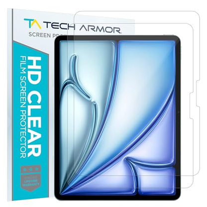 Tech Armor for iPad Air 11 M4, iPad 10th,Anti-Glare Screen Protector 2 Pack