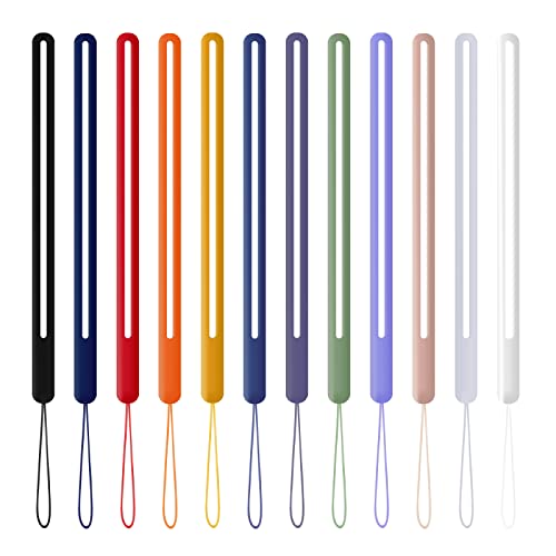 cobee Hand Wrist Strap Lanyard, 12 Pcs Silicone Phone Lanyard Straps
