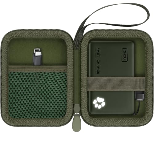 khanka Hard Protective Case for INIU 45W Fast Charging Charger,Green - color: green