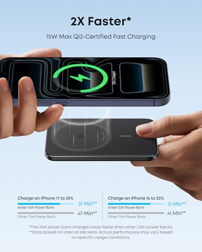 Anker Nano MagSafe Portable Charger & Zolo Magnetic Power Bank (Bundle)