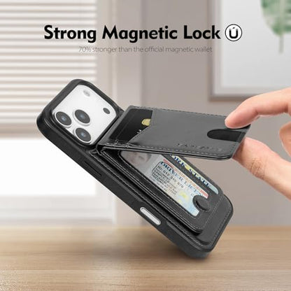 SkyEagle for iPhone 17 Pro Max Wallet Case with Card Holder,Black - color: Black, size: iPhone 17 Pro Max - 6.9"