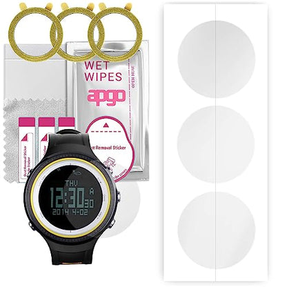 apgo 3x Hydrogel Ultra-Clear Screen Protector for Sunroad FR800NB, Hydrogel Film, Flexible, Soft TPU with positioning layer easy installation