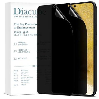 For Samsung Galaxy S22 Plus [Upgraded 27°] Privacy Screen Protector [2 PACK][Fast Fingerprint ID Unlock][Anti-Spy PET Film][Easy Installation with Alignment Jig] [Scratch Resistant] - size: Galaxy S22 Plus