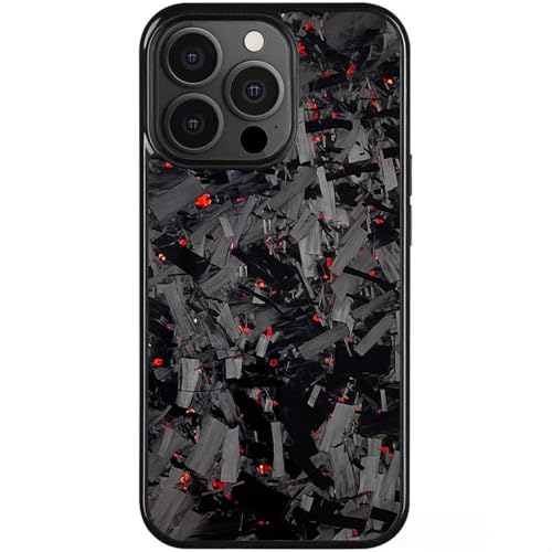 Carbon Fiber Phone Case, Ultra-Thin All-Inclusive Magnetic Anti-Fall Protective Phone Case for iPhone 11Pro Max, Support Wireless Charging(Red, for iPhone 11Pro Max) - color: Red, size: for iPhone 11Pro Max