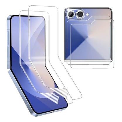 [2 Pack] Flexible Hydrogel Screen Protector for Samsung Galaxy Z Flip7 FE - color: Samsung Galaxy Z Flip7 FE