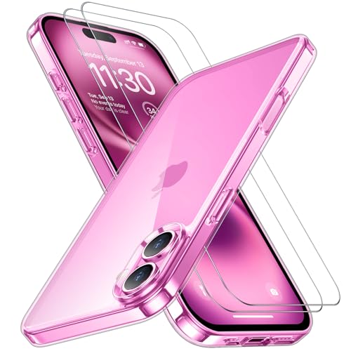 SPIDERCASE for iPhone 16 Case, [Military-Grade Drop Tested] Slim Case Clear - color: Clear, size: iPhone 16