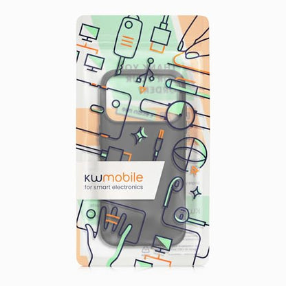 kwmobile Case Compatible with Apple iPhone 17 Pro Max Case - Slim Protective TPU Silicone Phone Cover - Black Matte