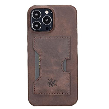 Venito Florence Leather Wallet Phone Case Compatible with iPhone 13 Pro Max (6.7 inch) - Extra Secure with RFID Blocking - Detachable Phone Wallet (Coffee Brown) - color: Coffee Brown, size: iPhone 13 Pro Max