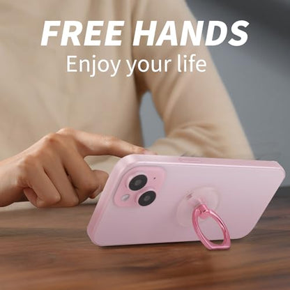2 Pack Jsoerpay Pink Clear Phone Ring Holder - color: Pink 2