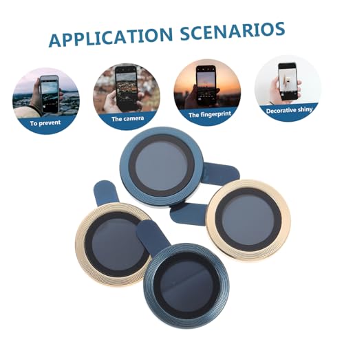 Mipcase 4pcs Camera Lens Protector Film Compatible -scratch and Lens Guards and Safeguards against Scrapes and Bumps