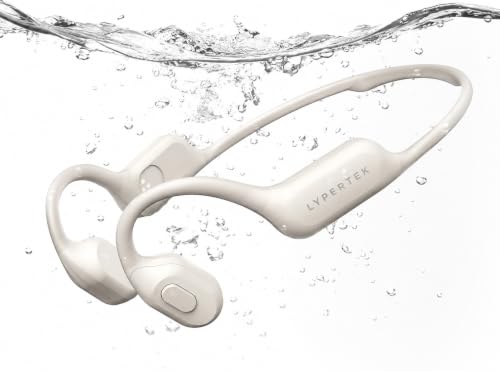 LYPERTEK SoundFree S30 Bone Conduction Headphones, Swimming Headphones - color: SOUNDFREE S30-Beige