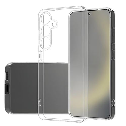 TENOC Phone Case for Samsung Galaxy S25, Clear Case Shockproof Protective Bumper Slim Cover - color: Clear, size: S25