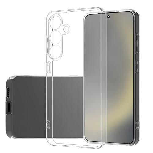 TENOC Phone Case for Samsung Galaxy S25, Clear Case Shockproof Protective Bumper Slim Cover - color: Clear, size: S25