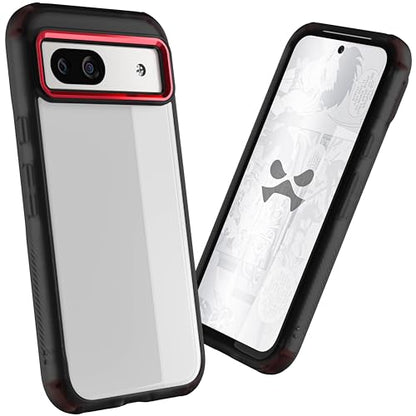 Ghostek Covert Google Pixel 8a Case Clear with Shockproof Drop Protection Premium Protective Wireless Charging Compatible Phone Cover Designed for 2024 Google Pixel 8a (6.1") (Smoke) - color: Smoke, size: Pixel 8a
