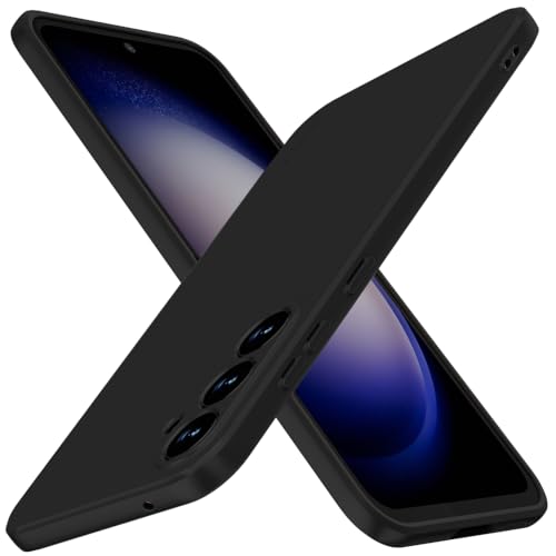 X-level for Samsung Galaxy S23 FE Case Slim Fit Ultra-Thin Super Soft TPU Phone Back Cover, Light Protective Matte Finish Coating Case for Samsung S23 FE 5G -Black - color: Black
