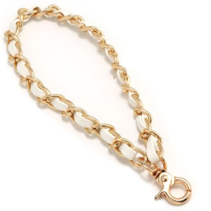 TENOC Universal Metal Phone Wrist Strap/Crossbody Chain - color: W-white
