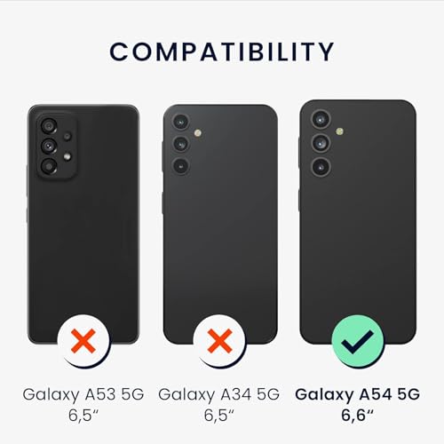 Battery Case for Galaxy A54, [12000mAh] Slim Rechargeable Smart Extended Charging Case Compatible with Galaxy A54(6.4 inch) Backup Power Battery Pack Charger Cover-Black - size: Galaxy A54