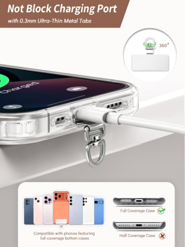 Clip and Go Strap for Phone with Wallet Crossbody Lanyard Book - color: Books