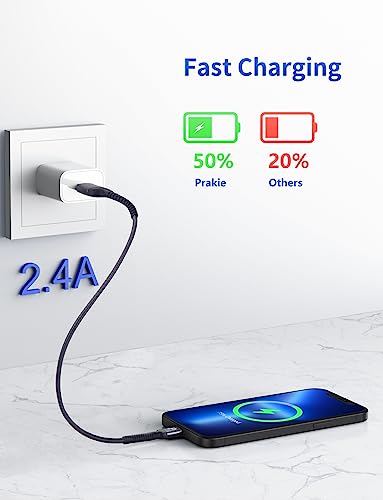 Short iPhone Charger Cable 1FT 2Pack Apple MFi Certified USB Lightning - color: Grey, size: 1FT, style: USB A to Lightning