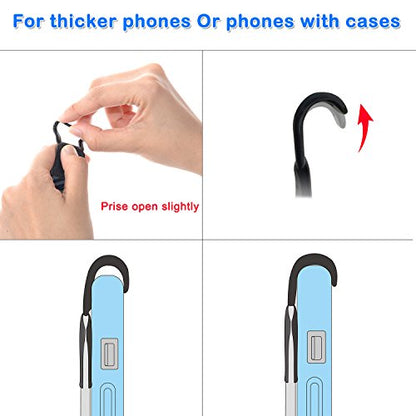 TFY Security Leather Hand Strap Holder for Smartphones - color: Hand-strap with Holder