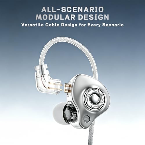 Wired in-Ear Headphones with Mic, Lightning Connector for iPhone,HiFi Sound Earphones with Volume Control, S25 White - color: White