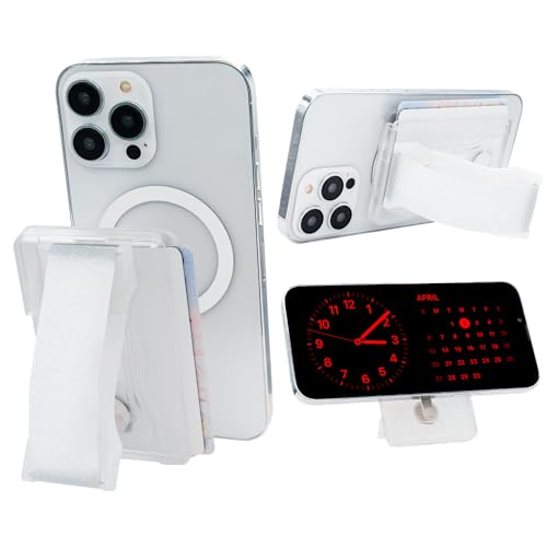 LOVEHANDLE Wallet for MagSafe + Kickstand - Crystal Clear Glitter - color: Crystal