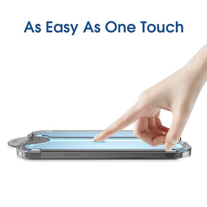 amFilm OneTouch for iPhone 17 Screen Protector 6.3'' Tempered Glass - size: IPH17-6.3”