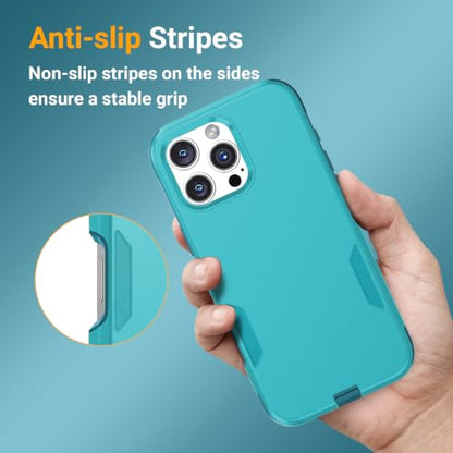 jaroco Magnetic for iPhone 16 Pro Max Case Heavy Duty Rugged Dual-Layer Teal - color: Teal, size: iPhone 16 Pro Max